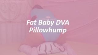 Fat DVA cums from humping pillow notyouraveragecutie