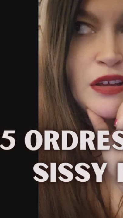 Evabella:5 Ordres Pour Sissy Pute - Part 3