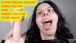 [1.20 GB] - A VERY INSANE WOMAN JERKS YOU OFF AND MAKES YOU CUM - Goddess Circe