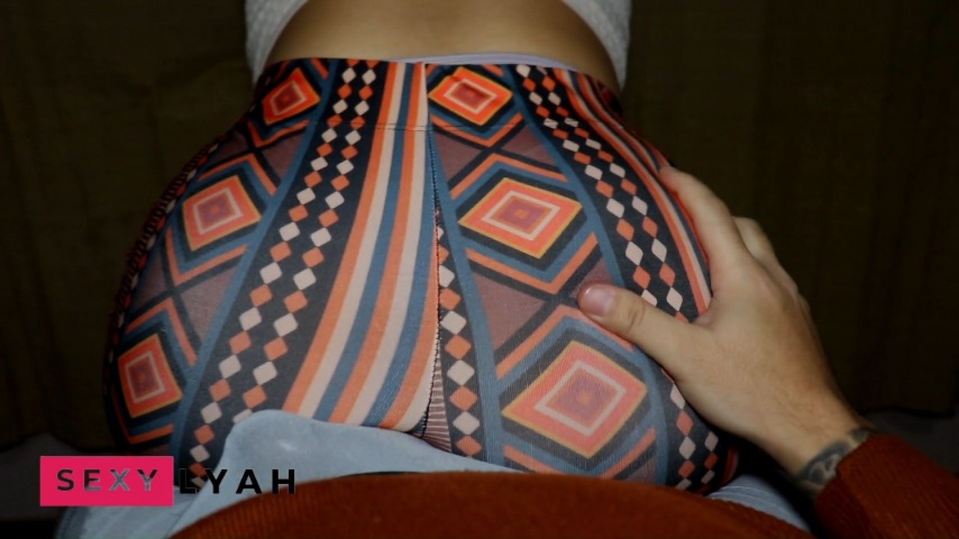 Sexy Lyah - Made Him Cum Inside Boxers doing a Lap Dance in Flare Pants - M...