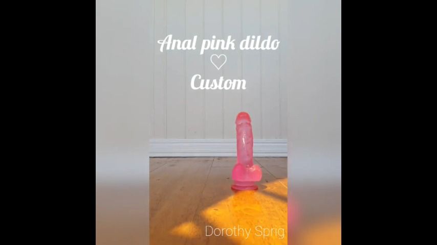 Anal Pink Dildo|Custom Joe the Consumer