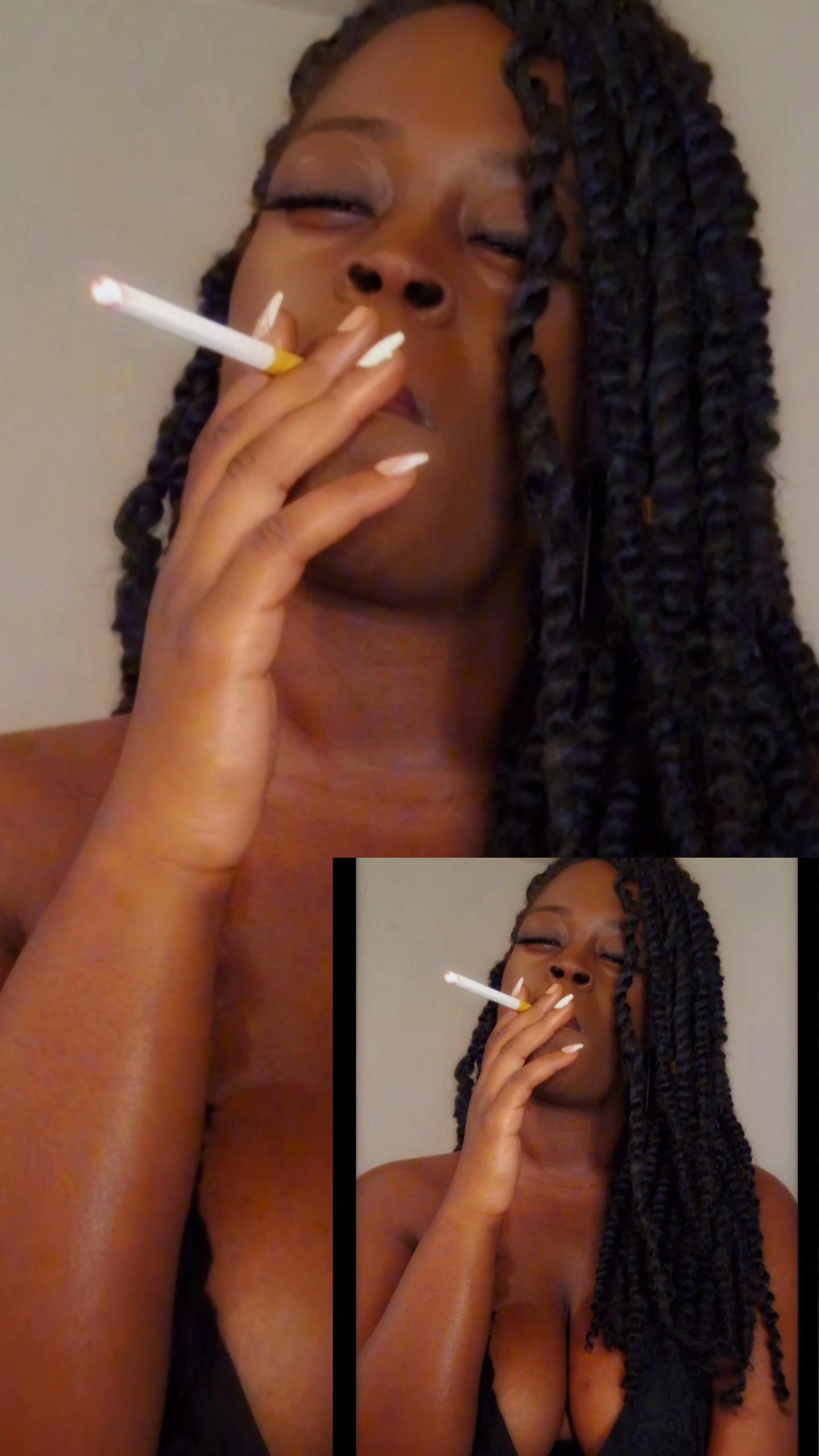 Goddesssilk:Smoking Outdoors after Sex