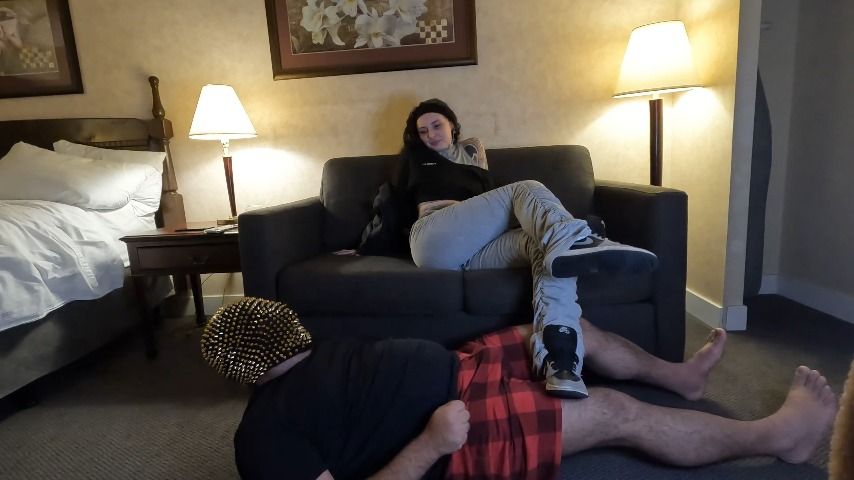 Ballbusting in Sneakers Blazed Brat