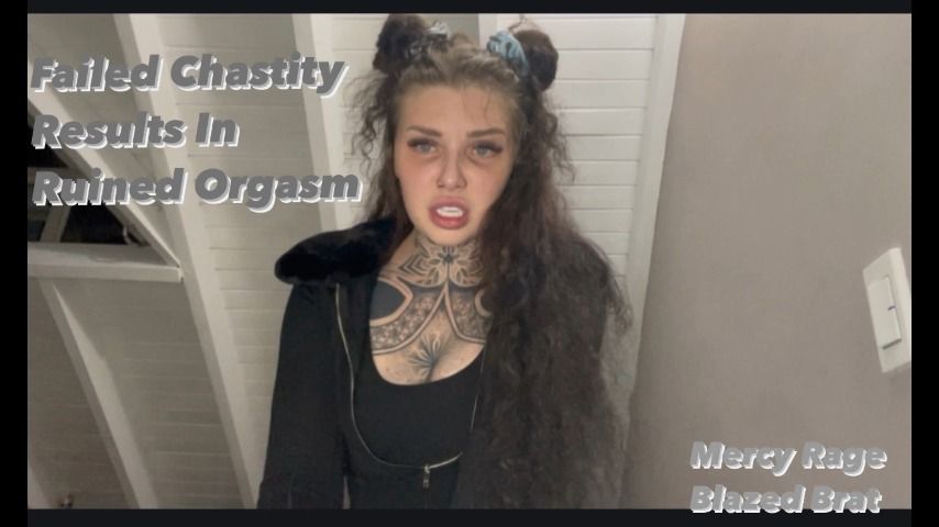 Failed Chastity Results In Ruined Orgasm Blazed Brat