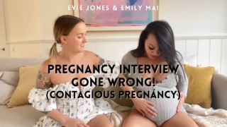 Evie Jones - Pregnancy Interview Gone Wrong - ManyVids