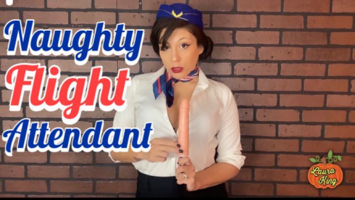 Naughty Flight Attendant Blowjob Joi