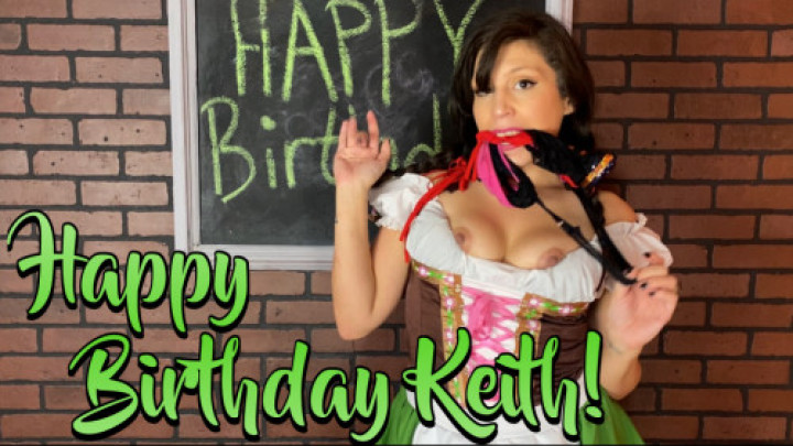 Happy Birthday Keith Custom Video
