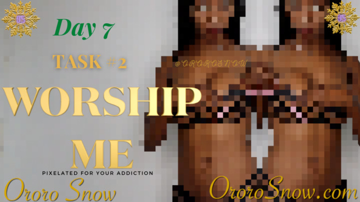 Day 7 - Task #2 - Worship & Hold Ororo Snow