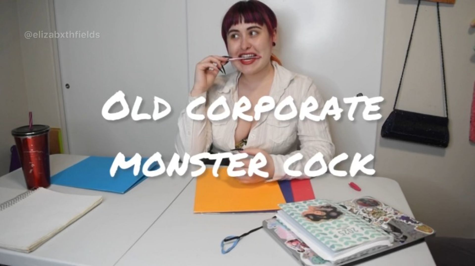 Elizabeth Fields:Old Corporate Monster Cock
