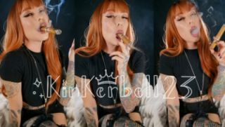 Kinkerbell2307 - Smoking big cigar - ManyVids