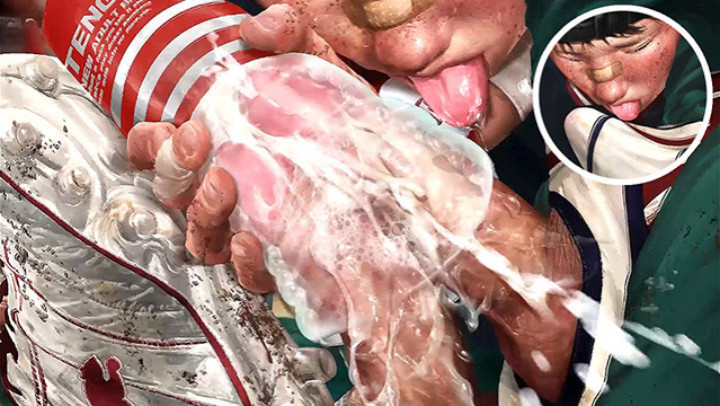 Soccer Boy Cum ArtisticJinsky