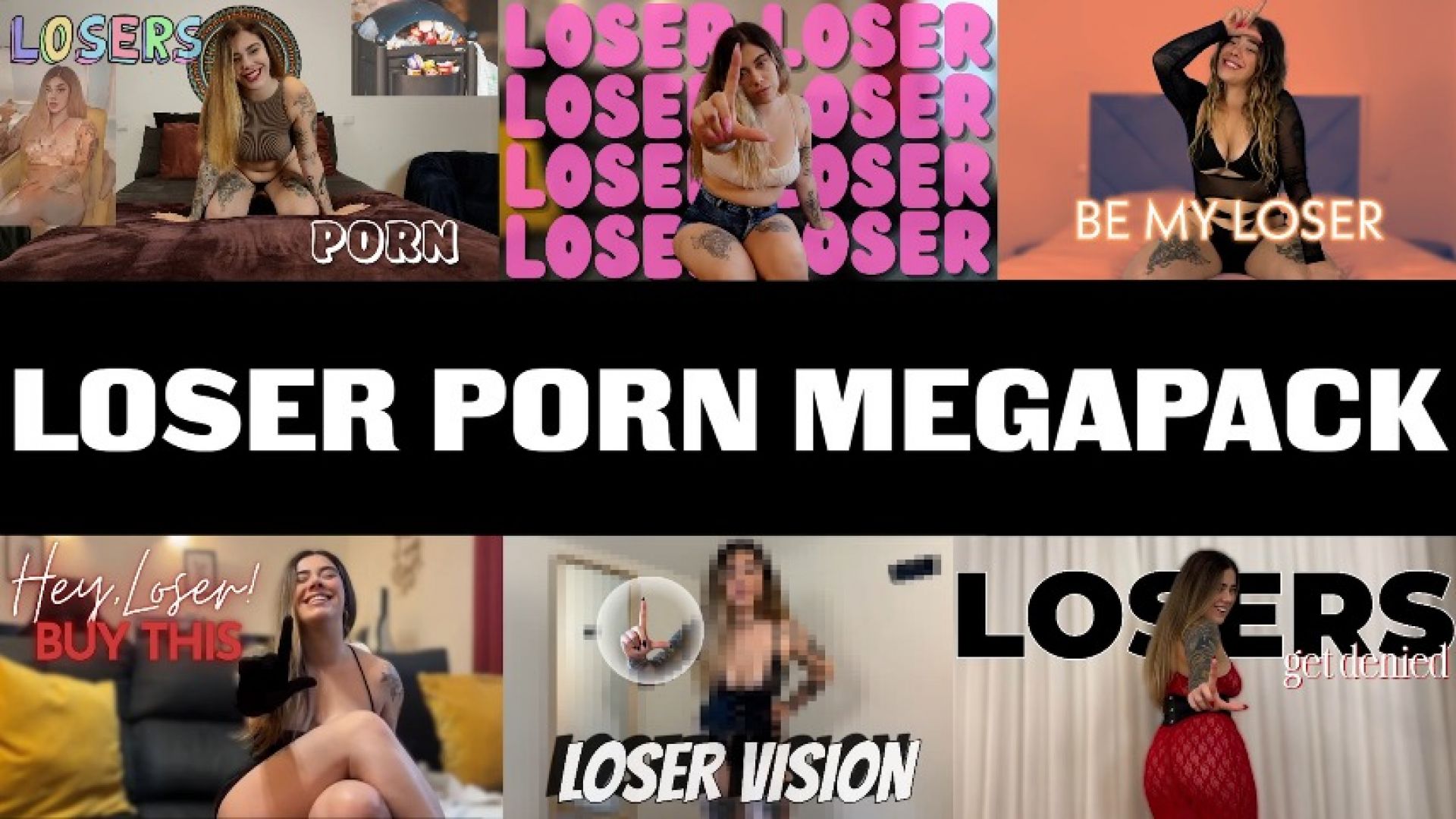 LuaFindom - Loser Porn Megapack - ManyVids