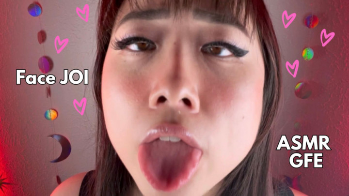 KimmyKalani:Girlfriend's Ahegao Face -ASMR JOI