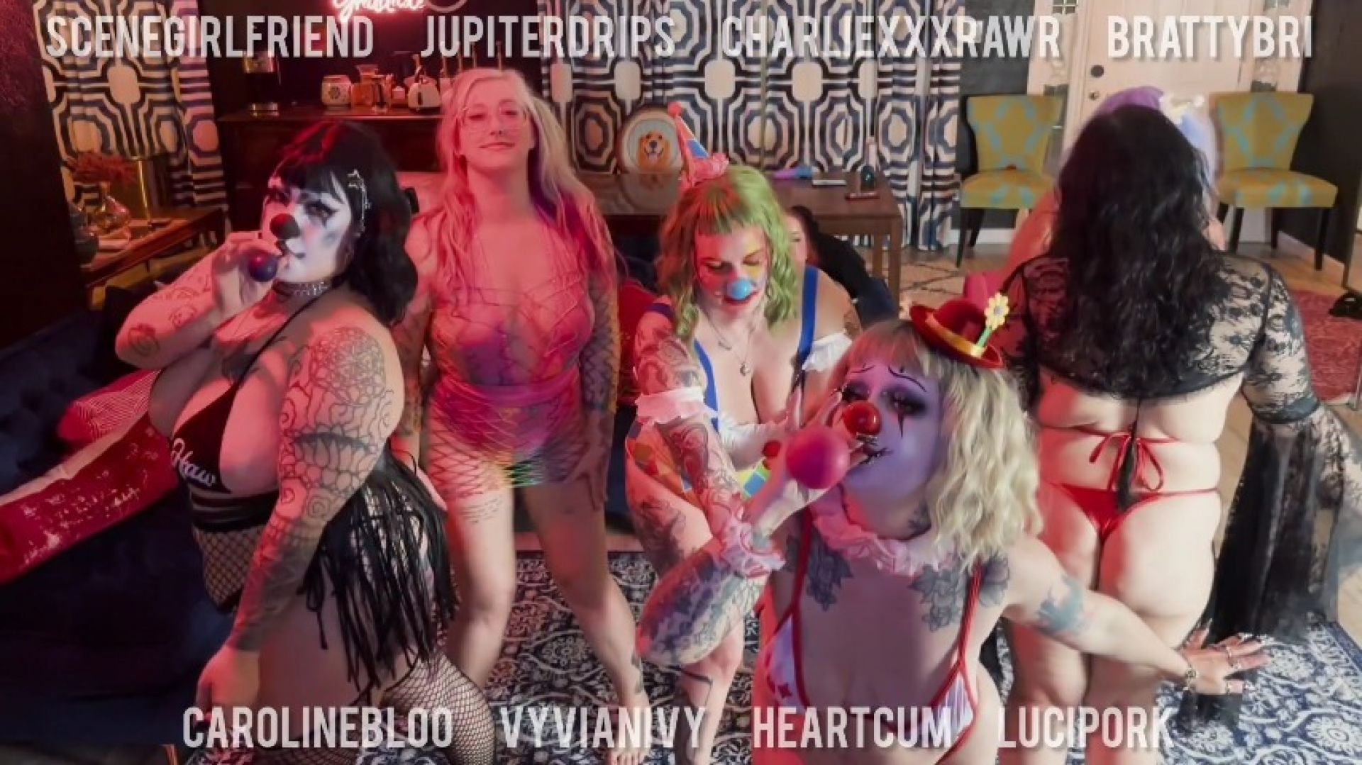 Scenegirlfriend:Clown Orgy