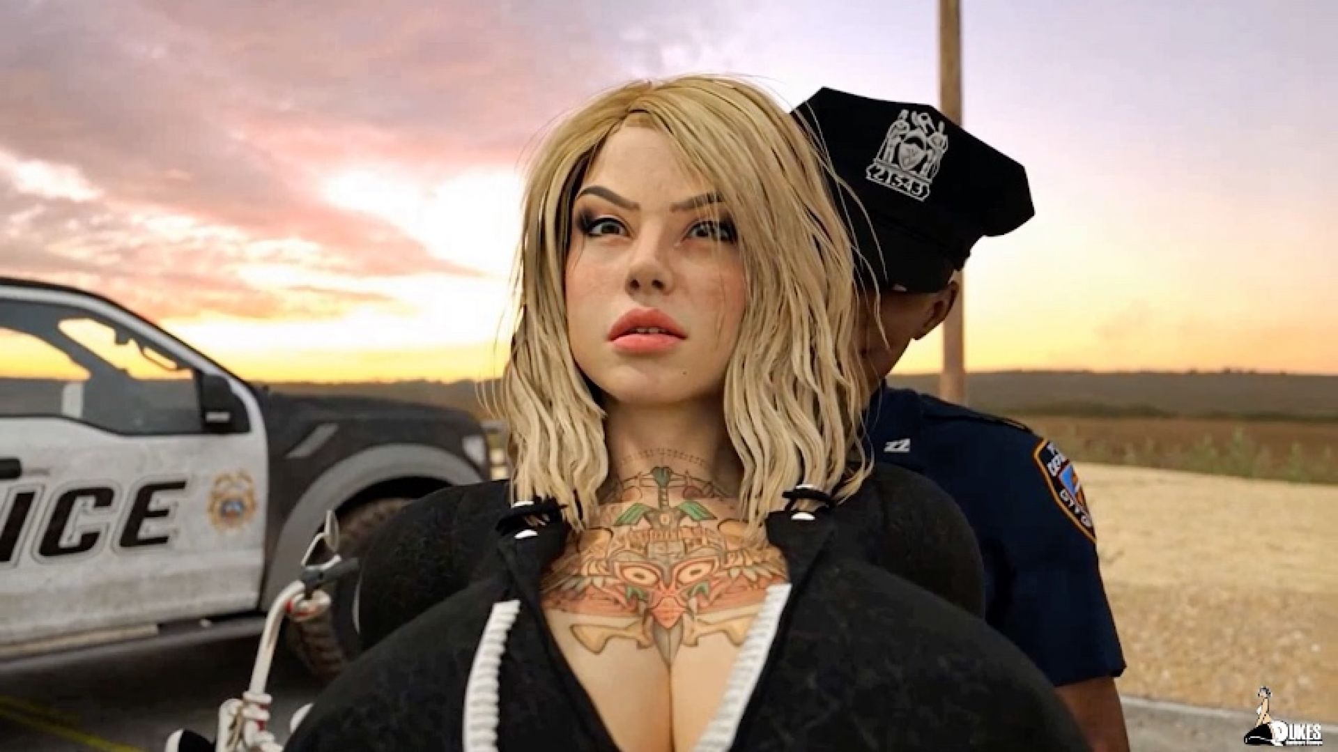 DukesHardcoreHoneys:Biker MILF racing Game Play video