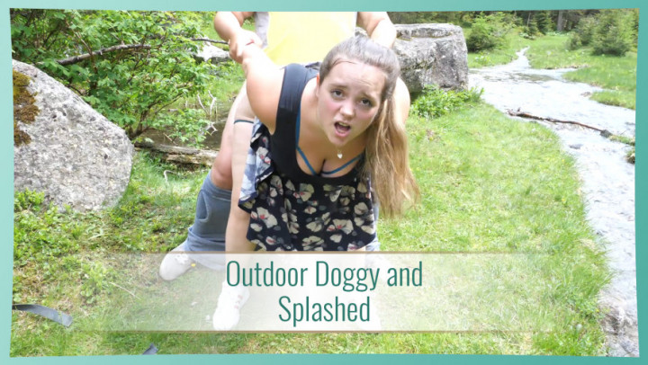 Outdoor Doggy and Splashed KimberlyCaprice