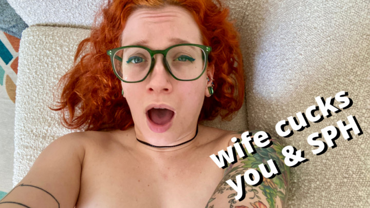 leaked cucked: wife humiliates you while cumming on big futa cock video thumbnail