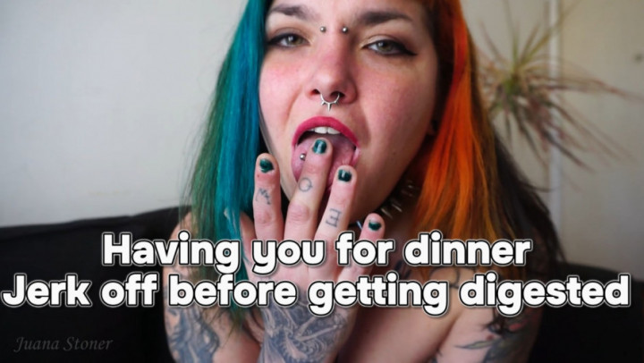 Juana Stone:Having you for dinner - Jerk off before getting digested