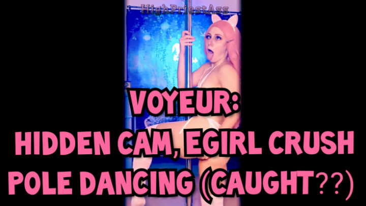 Hidden Cam Egirl Roommate on a Pole HighPriestAss