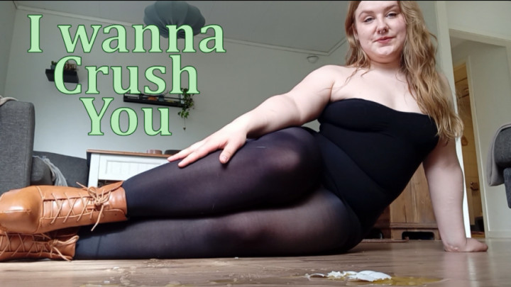 Goddess Agnes Rose:Lick my dirty heels and then I will crush you with my thick