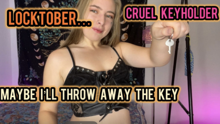 Mistressandangel:Locktober Chastity Locking No Mercy