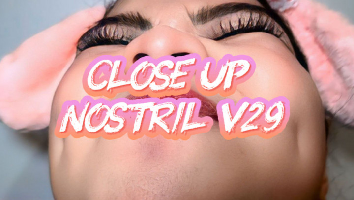 LovelyAngeL:Close up nostril V29 4k