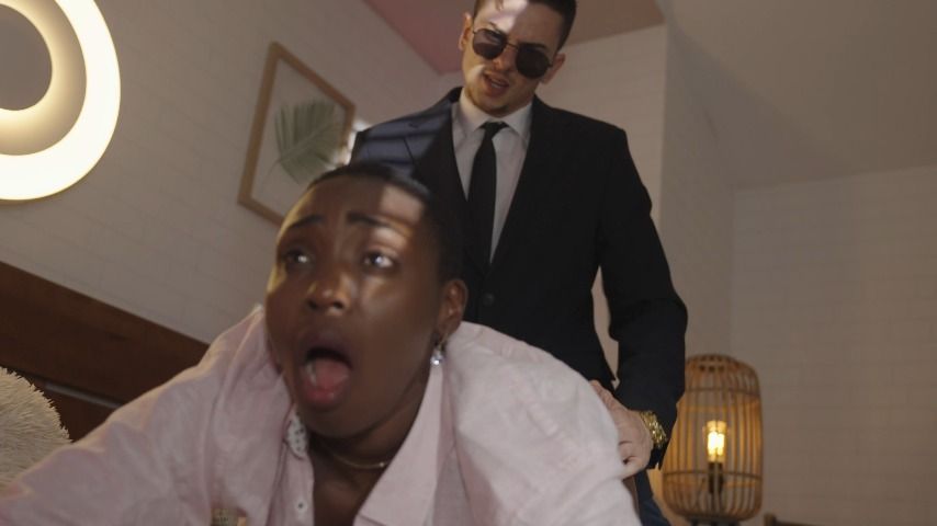 Suitman punishes his boss Tommy Cabrio
