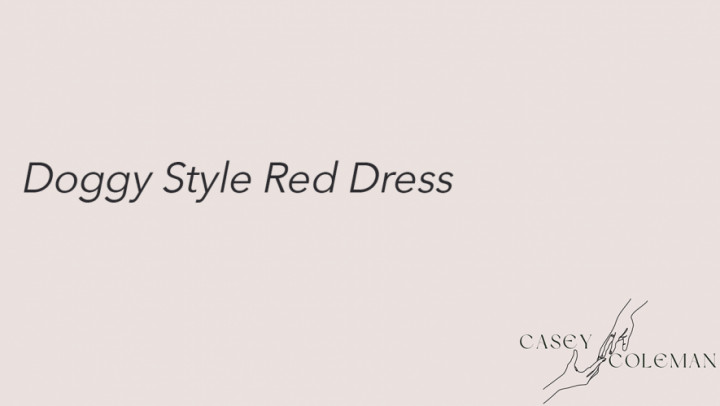 strapless open back dress Moss Eyelet Mini Dress Red / M by Sugarlips main image 0
