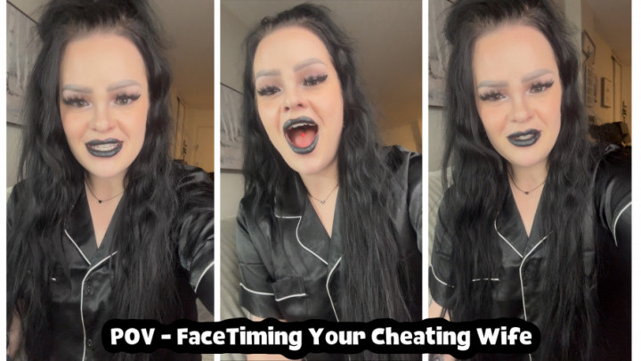 badgirlygirlxo:POV - FaceTiming Your Cheating Wife