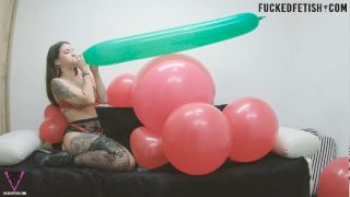 [1.19 GB] - BTS Face Pop saliva long balloon Condom - FuckedFetish