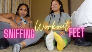 [1.02 GB] - Sniffing Workout Feet - Goddess Rican