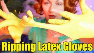 [2.95 GB] - Ripping Latex Rubber Gloves - Arya Grander