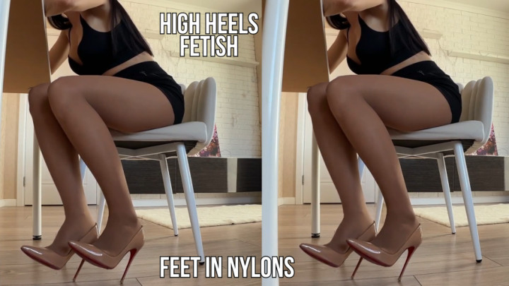 Princess_Monica:Heels, Pantyhose and No Mercy for Your Cock