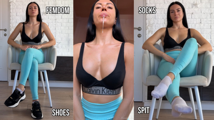 Princess_Monica:Obey my Shoes and Socks till I Spit on You