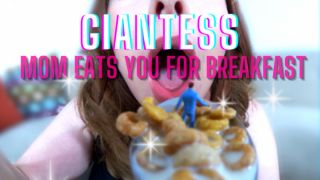 [1.43 GB] - Giantess Mom Eats You For Breakfast - Ivy Wild Taboo Mommy