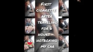 [500.79 MB] - First cigarette after traveling 6 hours - AllyLust