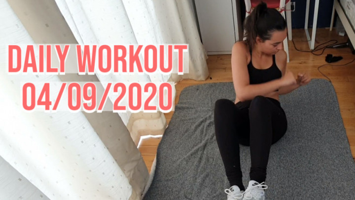 Daily Workout 04/09/2020