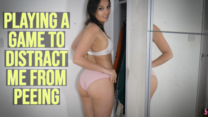 Playing a Game to Distract Me From Peein