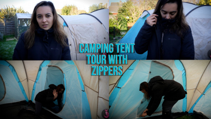 Camping Tent Tour with Zippers