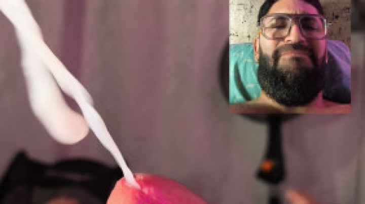 Camilo Brown:POV Double Camera Slowly Jerking Big Cock With Lube And Spit