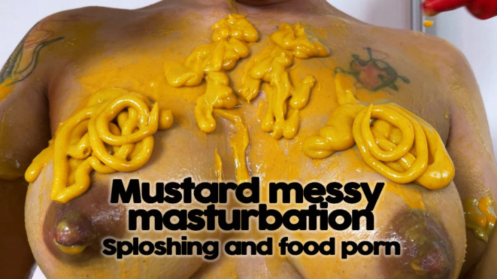 leaked Mustard messy masturbation and sploshing thumbnail