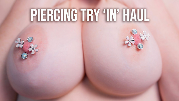 leaked Nipple & Pussy Piercing Try 'In' Haul video thumbnail