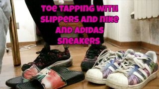 [1.03 GB] - toe tapping with slippers and sneakers o - MissCuteFeet_Italy