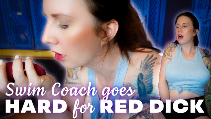 Harley Sin:Swim Coach goes HARD for RED DICK