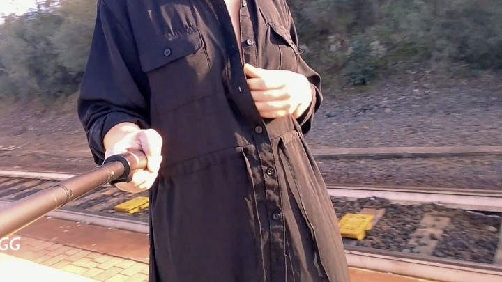 leaked Left Dress at Train Station thumbnail