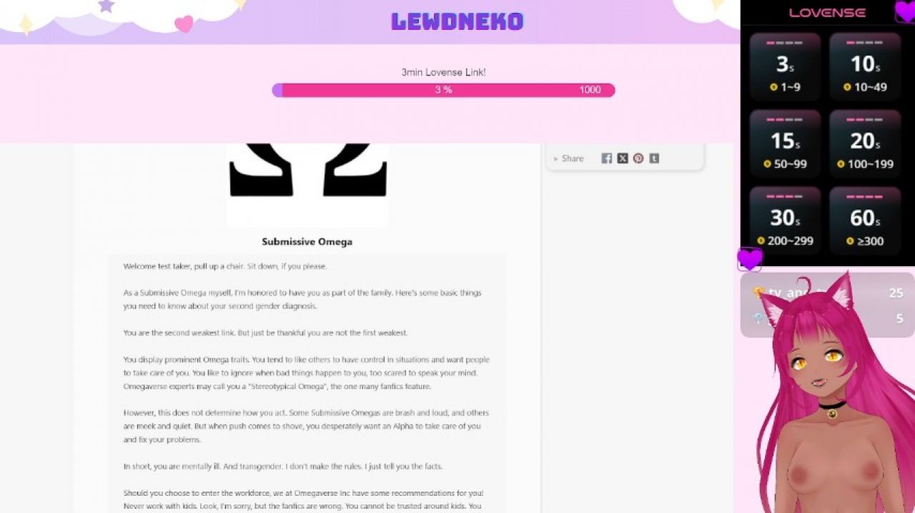 lewdneko:Chatting and Quizzes