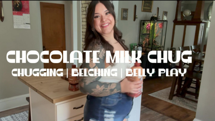 RosieMarieFeedee:Chocolate Milk Chug