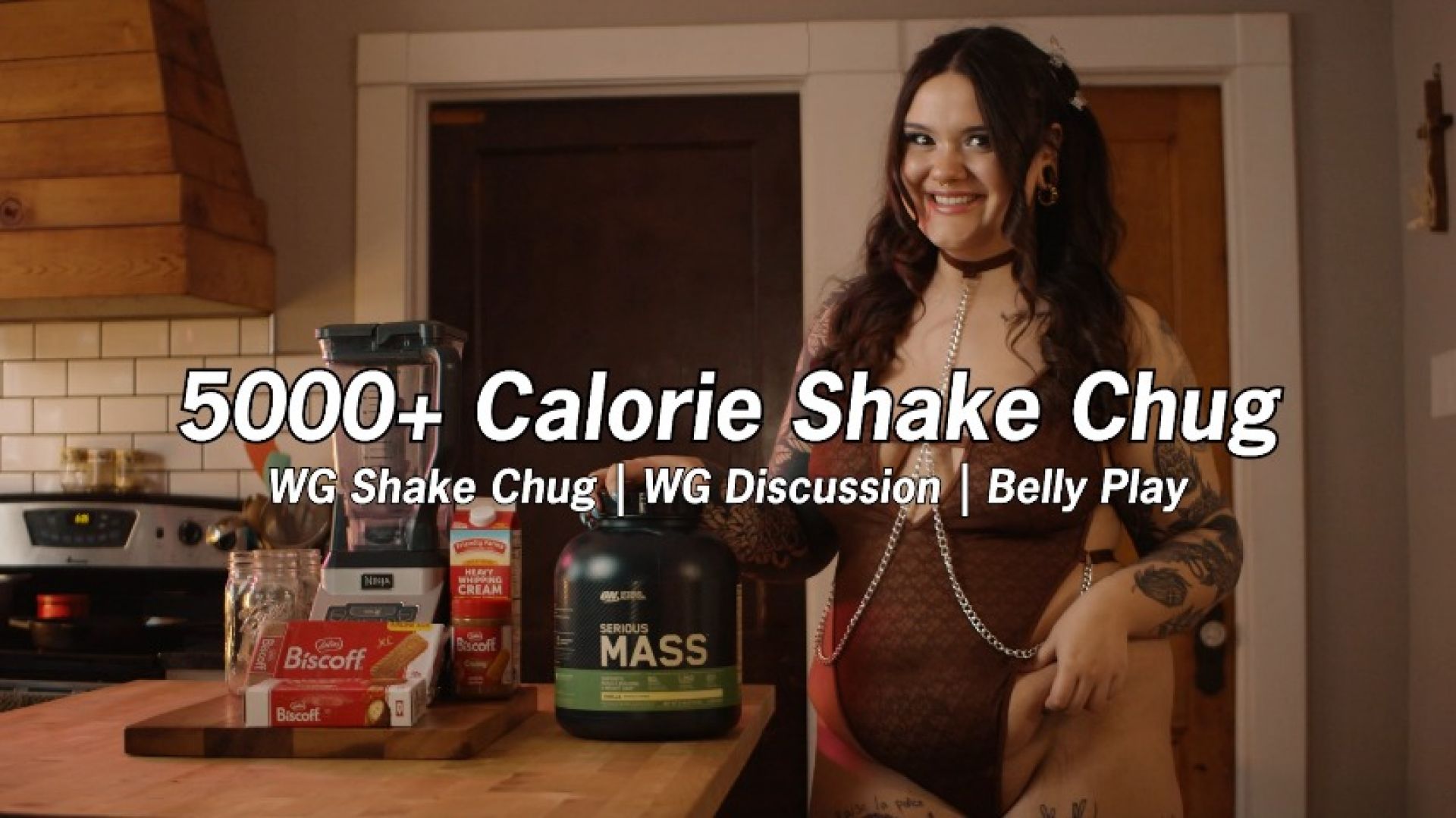 RosieMarieFeedee:5000+ Calorie Shake Chug