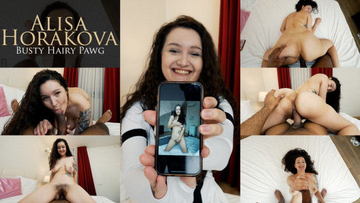 SweetXtasy:Alisa Horakova Big Natural Boobs Hairy Interracial POV Fun