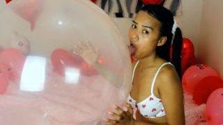 [2.13 GB] - Camylle Kiss Lick Spit Clear Balloon - asianloonergirls